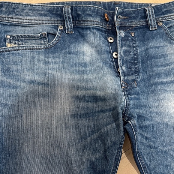 Men's Blue Denim Jeans - Picture 3 of 11